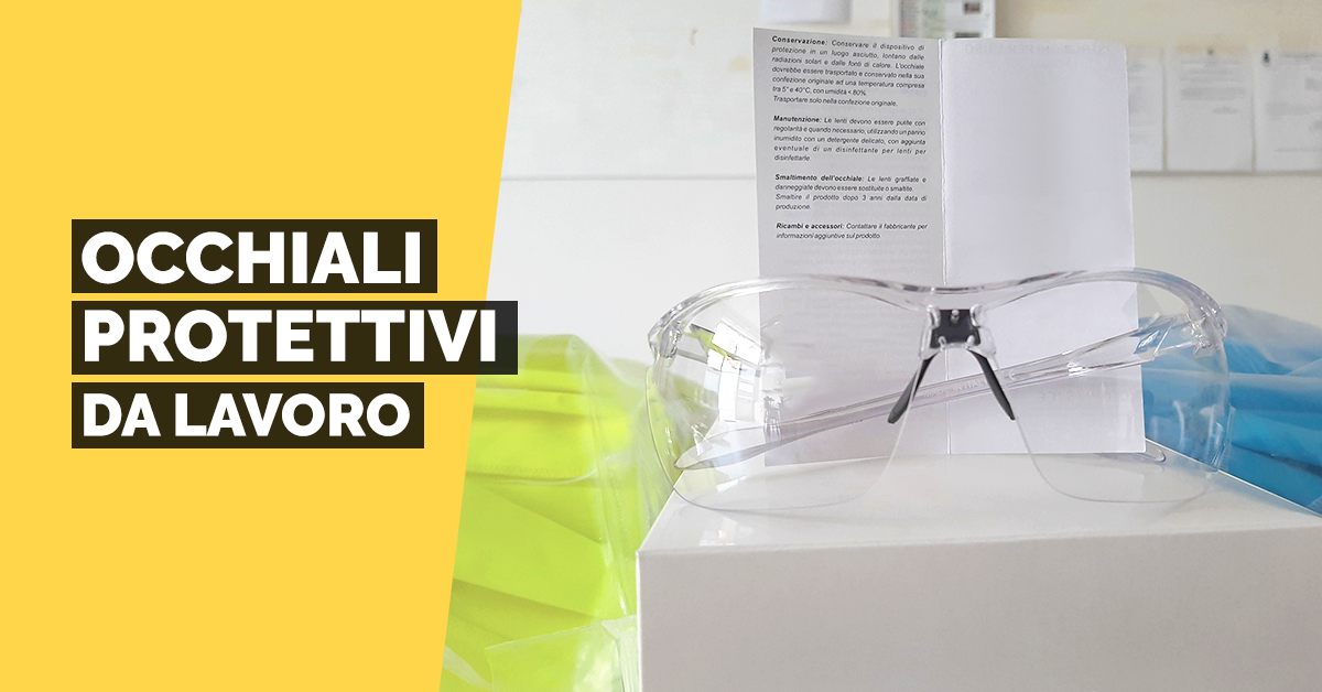 Occhiali protettivi da lavoro